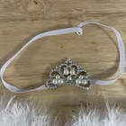 Newborn Photography Prop Angel Wings And Crown Tiara White Feathers Baby