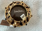 Jay Strongwater Round Gold Picture Frame  Swarovski Crystals  Enamel  New W box