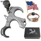3 Finger Release Aids Thumb Trigger Compound Bow  Adjustable Archery Accessory 