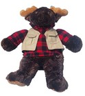 Dan Dee Collectors Choice Sears Cuddly Classics 2016 Moose Plush Plaid Stuffed