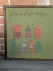 Vtg 70   s A Touch Of Spice Today Burlap Herbs Bulletin Cottagecore Board Framed