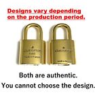 Louis Vuitton Padlock Lock   Key Brass Gold Authentic Random Number