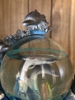 10  Dolphin Double Snow Globe Dome Music Box 