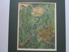 Antique 19th To 20th Century Asian Painting Modernist Chinese Trees Art Deco Vtg
