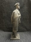 Vintage Soviet Russian Metal Statue Bust - Vladimir Lenin - 14   36cm   fk1 