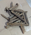 Lot Of 20 Railroad Spikes Crafts Weld Art  Forging Collecting Carbon Steel