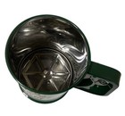 New 3 Cup Size Flour Sifter Stainless Steel Hand Crank Baking Kitchen Tool Green