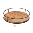 Space Saving Rotating Storage Shelf Kitchen Spice Rack Organizer Tray