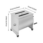 20kg 44lb Commercial Tilting Mixer Manual Meat Mixer Sausage Mixing Machine