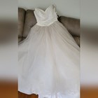 Beautiful Angelo  Full Wedding Dress Beaded Princess  Size 8