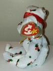 Ty Beanie Baby 1998 Holiday Teddy - Mwmt Rare Retired Beanie Baby