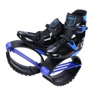 Joyfay Jumping Shoes Black-blue Fitness Bouncy Boots Unisex  Xl Xxl
