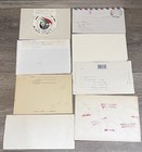 Worldwide Postal History Covers Lot Of 8 Airmail Fdc Canada Poland Trinidad