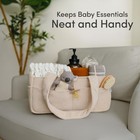 Baby Diaper Caddy Organizer For Changing Table     Stylish Nursery Storage Basket 