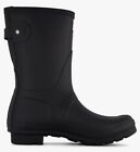 Hunter Wfs1013rma Womens Original Short Back Adjustable Black Boots