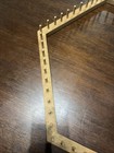 3 Vintage Wooden Lap Loom Lot Hexagon Handmade Different Sizes Weaving Crafts