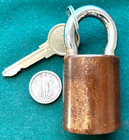 Irs Eagle Lock High Security Barrel Padlock  4961     Original Key     Rare