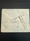 Hong Kong Detained By Japanese Cover Wwii - Redirected Censored - Sent By Pow