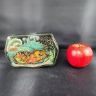 Hand Painted Ussr Lacquer Box Kholui Signed Horse Sleigh Troika Petrov Russia
