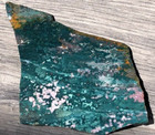 Fancy Jasper Bloodstone Heliotrope 4 x3 5  Agate Lapidary Rough Slab Cabbing