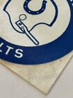Baltimore Colts Vintage 1960s Logo Nfl Avery 3  Cloth Fabric Sticker Decal Patch
