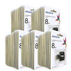 Adata Microsd Hc Card 8gb Class4 Memory Card With Adapter Bulk Wholesale Lot 100