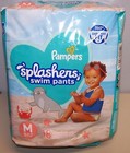 Pampers Splashers Disposable Swim Pants Size M 20-33lb   18 Pack 
