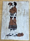 Vintage 1978 Tonga Genuine Tapa Cloth Postcard Lot Of 3 Polynesian Prints 5 75x4