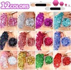 Teenitor Body Glitter Face Makeup Festival 3mm 1mm 0 2mm  Multicolor 