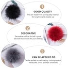 20pcs Faux Fluffy Pompom Balls Hats And Scarves Decorative Accessories