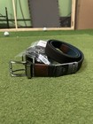 Callaway Golf Swing Tech Reversible Navy-brown Braided Stretch Belt Large 38-40