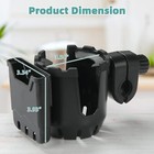 2 In 1 Universal Cup Phone Drinks Hold Stroller Cup Holder With Phone Holder