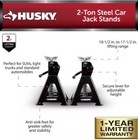 Husky 2-ton Steel Car Jack Stands New