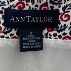 Nwt Ann Taylor Women s Size 2 Cotton Floral Print Pencil Skirt