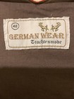 German Wear Brown Trachtenmode Dirndl Red   Green Embroidery Size 48  Us 16