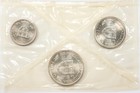 Portugal Republic 1960 5  10    20 Escudos Silver Coins  Provas  Lot Of  3 