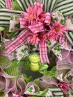 Frog Welcome Custom Handmade Wreath