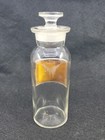 Antique Whitall Tatum Co Glass Apothecary Bottle Pharmacy Sunken Label Medicine