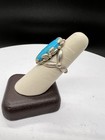 Carolyn Pollack Sterling Silver Turquoise Ring Size 7