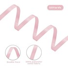 Lt pink Satin Ribbon 1 4 Inch 50 Yards Double Faced Polyester Satin Ribbons F