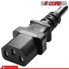 5core Ac Power Extension Cord 10ft 3 Prong Adapter Us Male - Female