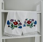 Antique Ukrainian Embroidered Towel   Handwoven Rushnyk From Volyn   Rare