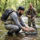 Plusinno Fishing 16 5  X 11 8  X 5 5   Backpack With Net