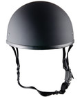 Real Crazy Al s World s Smallest Lightest Soa Style Dot Flat Black Half Helmet