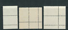 Israel 1949 Jewish New Year  scott 28-30  Full Tabs  Vf Mnh Fresh  Z20