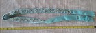 Vintage 53  Turquoise Blue Rhinestone Handmade Bead Bridal Sash Across Shoulder