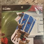 Bucilla Deer Family Felt Christmas Stocking Kit 18    Woodland Holidays Brand New