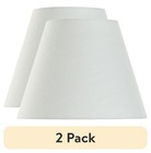  2 Pack  Better Homes   Gardens White Textured Fabric Empire Lamp Shade