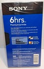 Sony T120 6 Hrs Premium Grade Vhs Video Tape New Sealed 