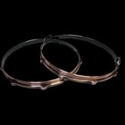 Dfp Die Cast Drum Hoops - Antique Bronze 14   10 Lug - Set